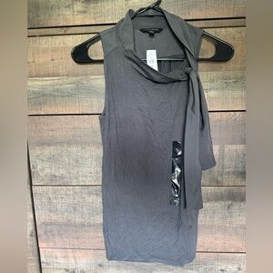 Banana Republic Charcoal Sleeveless Blouse